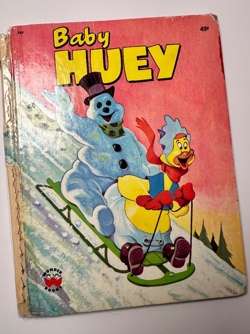 Vintage Baby Huey Wonder Book | Harvey Cartoons | Grosset & Dunlap | 1950s 1960s